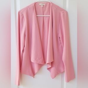 Monteau Cropped Waterfall Blazer Large
